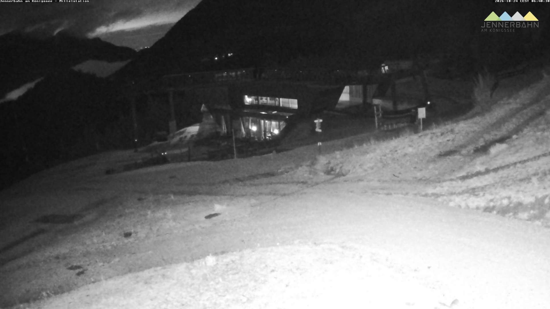 Archiv Foto Webcam Königssee: Jennerbahn Mittelstation