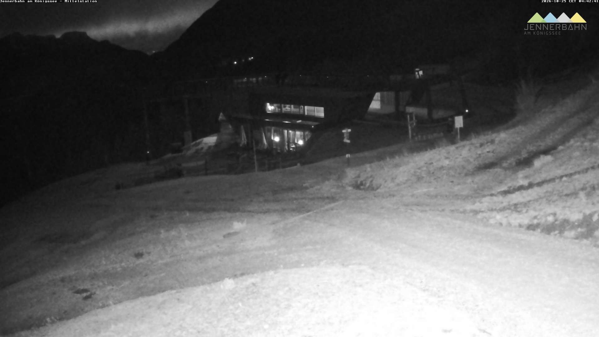 Archiv Foto Webcam Königssee: Jennerbahn Mittelstation
