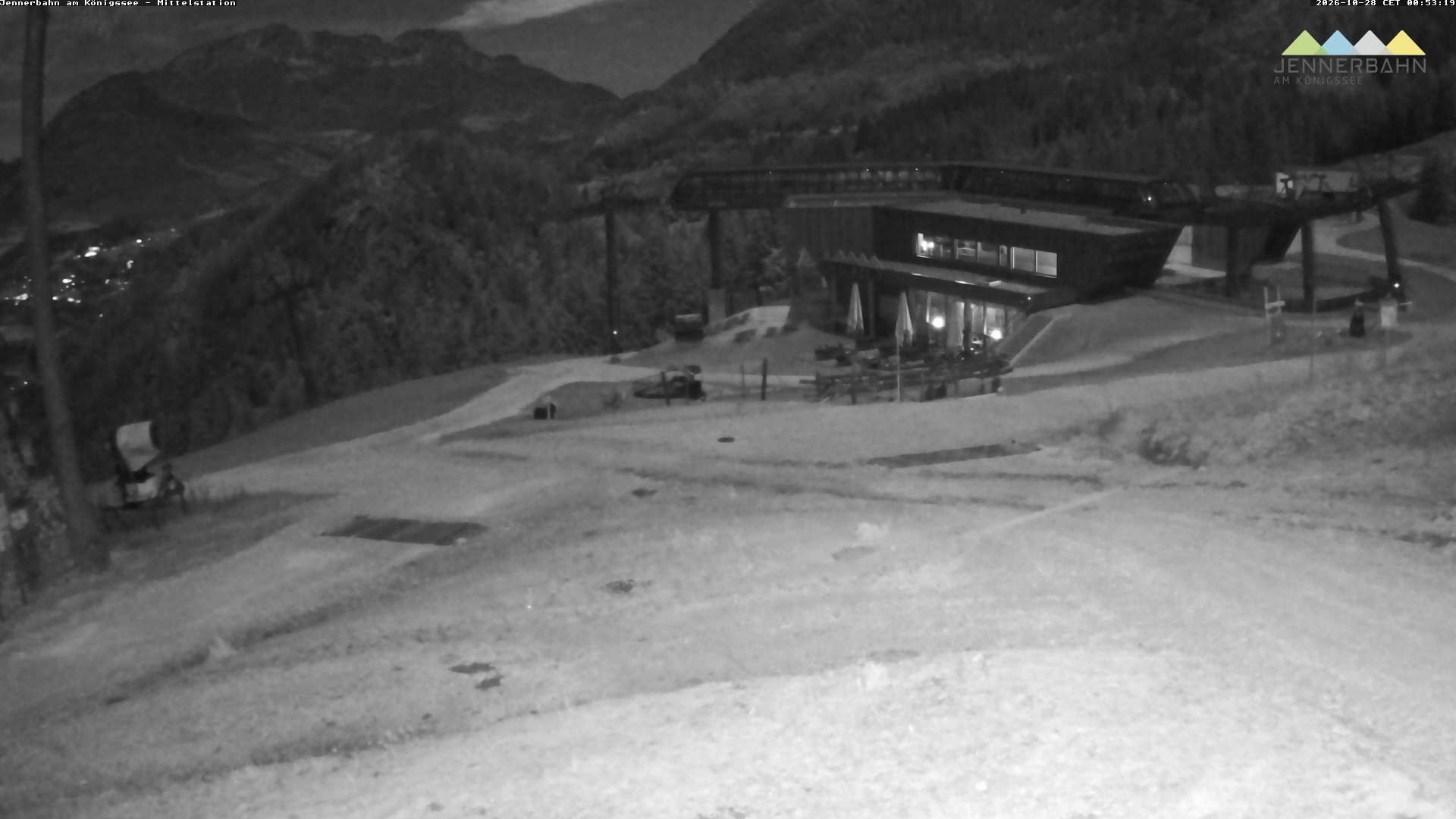 Archiv Foto Webcam Königssee: Jennerbahn Mittelstation