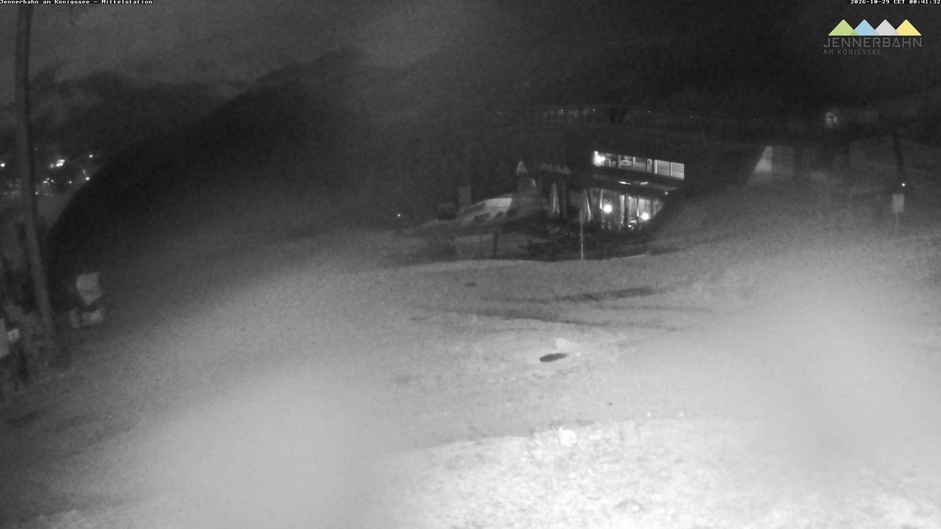 Archiv Foto Webcam Königssee: Jennerbahn Mittelstation