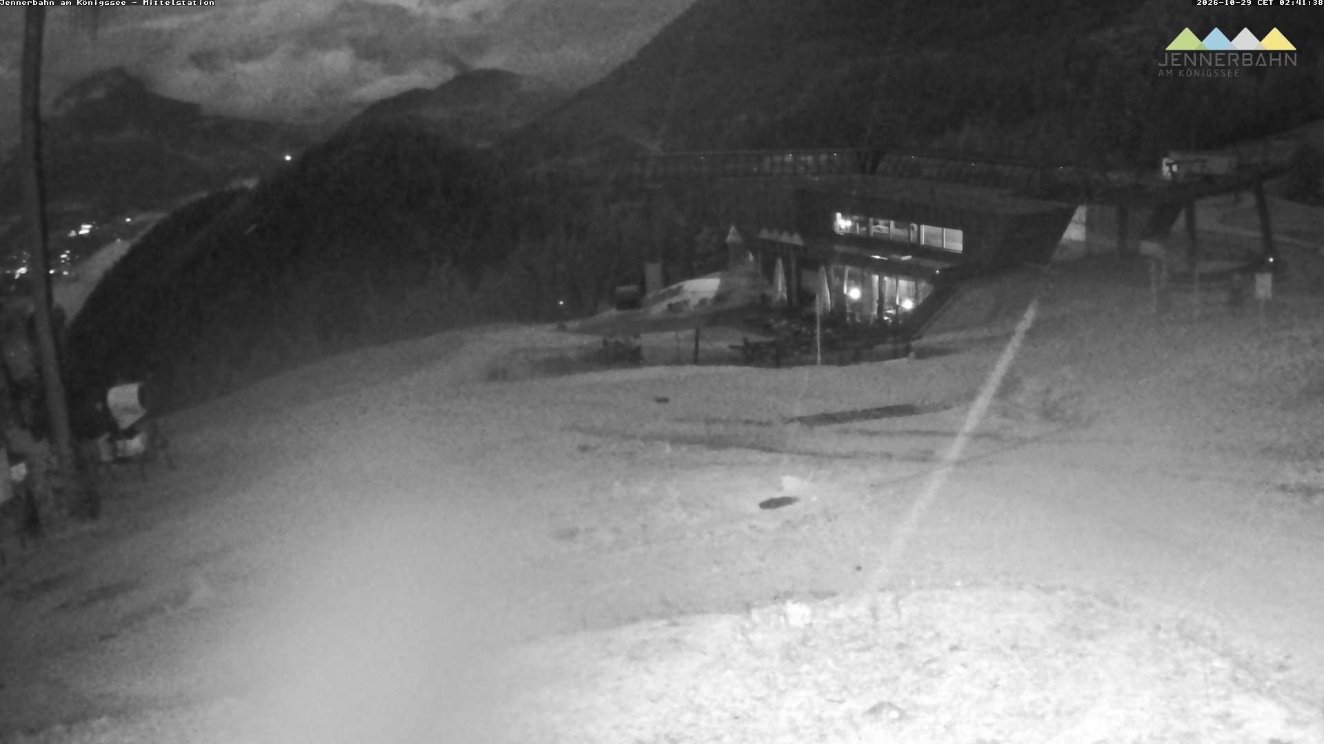 Archiv Foto Webcam Königssee: Jennerbahn Mittelstation