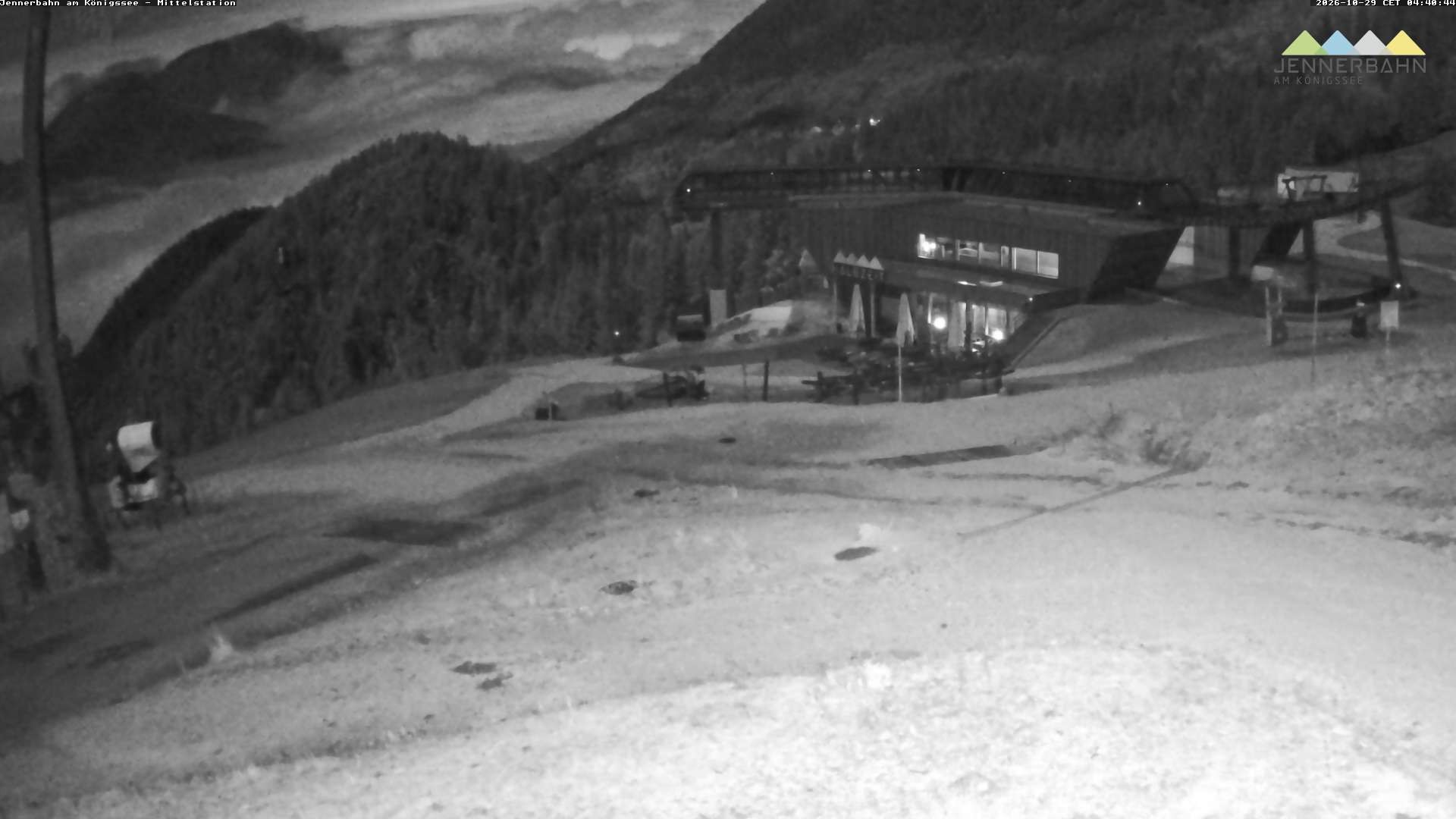 Archiv Foto Webcam Königssee: Jennerbahn Mittelstation