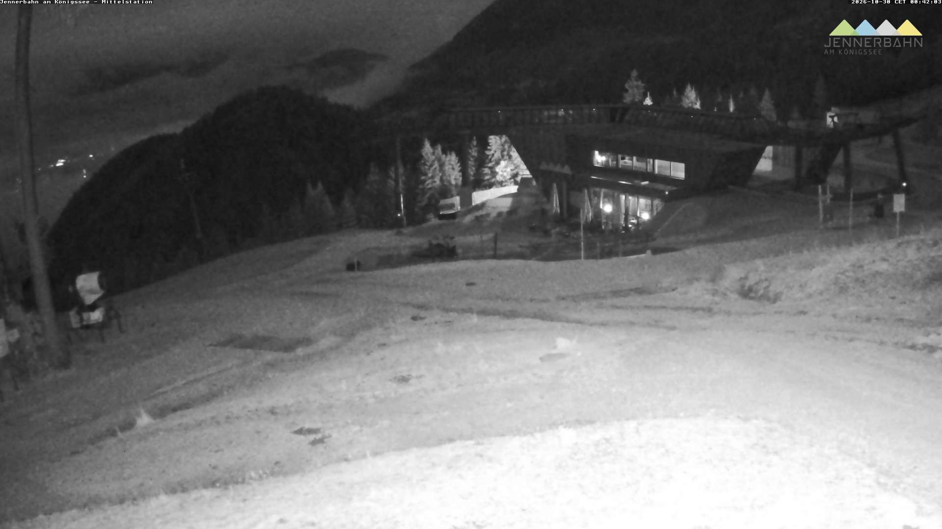 Archiv Foto Webcam Königssee: Jennerbahn Mittelstation