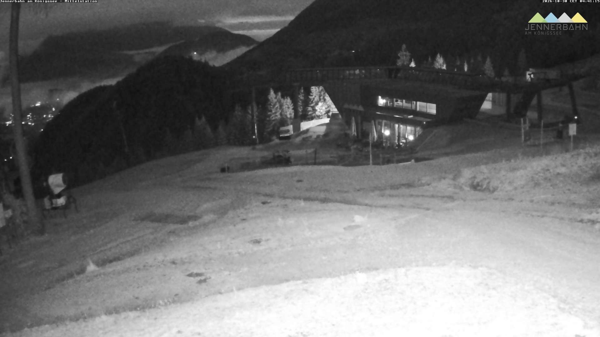 Archiv Foto Webcam Königssee: Jennerbahn Mittelstation