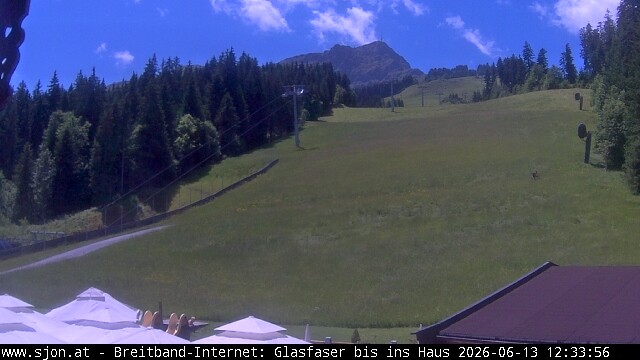 Archived image Webcam St Johann/Tyrol: Mountain restaurant Grander Schupf