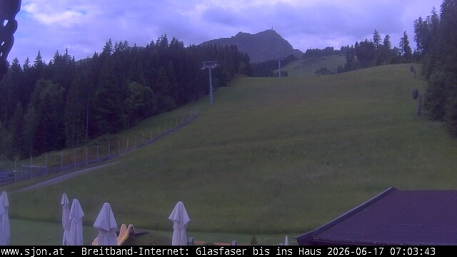 Archived image Webcam St Johann/Tyrol: Mountain restaurant Grander Schupf