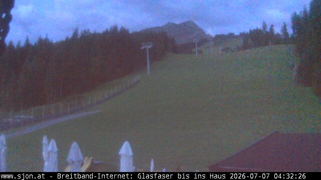 Archived image Webcam St Johann/Tyrol: Mountain restaurant Grander Schupf