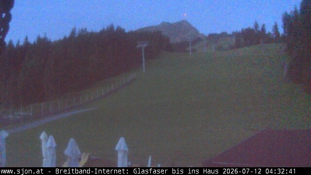 Archived image Webcam St Johann/Tyrol: Mountain restaurant Grander Schupf