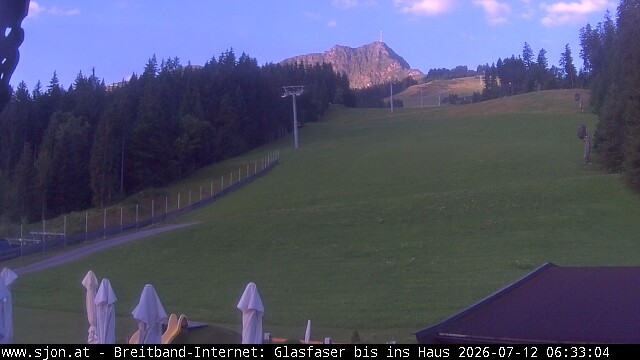 Archived image Webcam St Johann/Tyrol: Mountain restaurant Grander Schupf