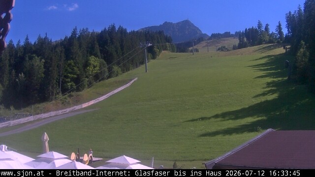 Archived image Webcam St Johann/Tyrol: Mountain restaurant Grander Schupf