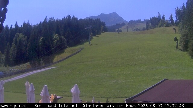 Archived image Webcam St Johann/Tyrol: Mountain restaurant Grander Schupf