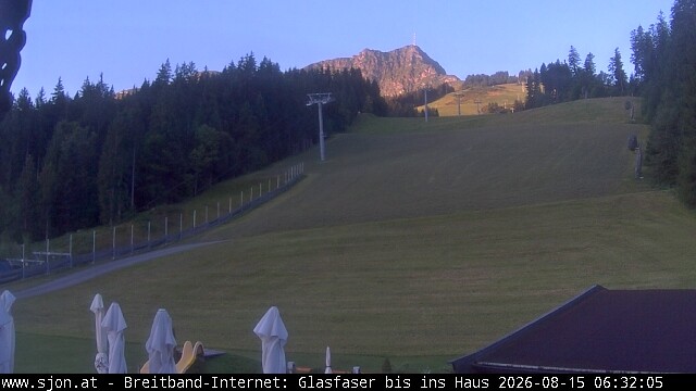 Archived image Webcam St Johann/Tyrol: Mountain restaurant Grander Schupf