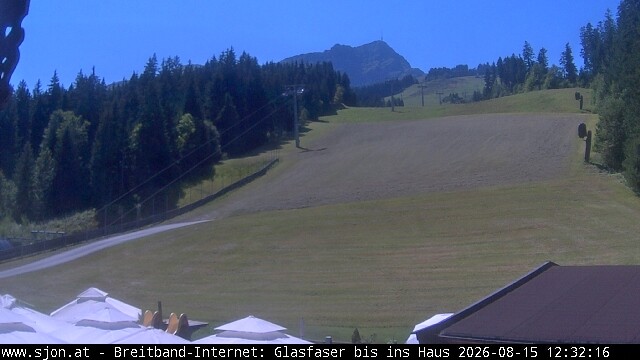 Archived image Webcam St Johann/Tyrol: Mountain restaurant Grander Schupf