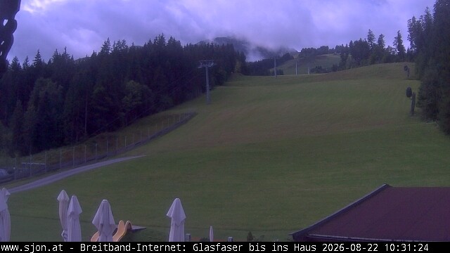 Archived image Webcam St Johann/Tyrol: Mountain restaurant Grander Schupf