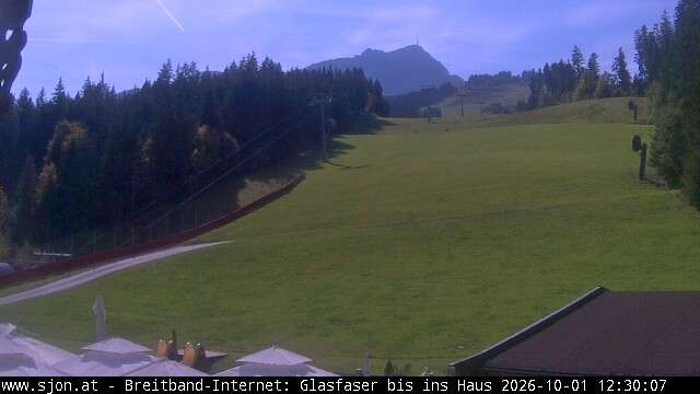 Archived image Webcam St Johann/Tyrol: Mountain restaurant Grander Schupf