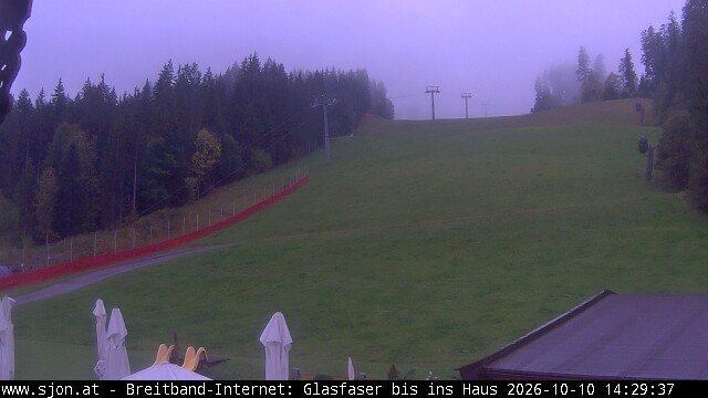Archived image Webcam St Johann/Tyrol: Mountain restaurant Grander Schupf
