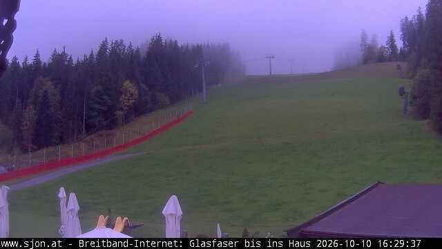 Archived image Webcam St Johann/Tyrol: Mountain restaurant Grander Schupf