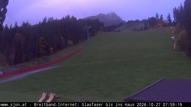 Archived image Webcam St Johann/Tyrol: Mountain restaurant Grander Schupf
