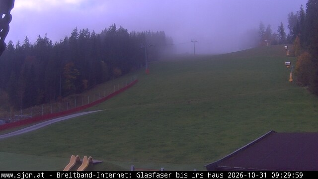 Archived image Webcam St Johann/Tyrol: Mountain restaurant Grander Schupf