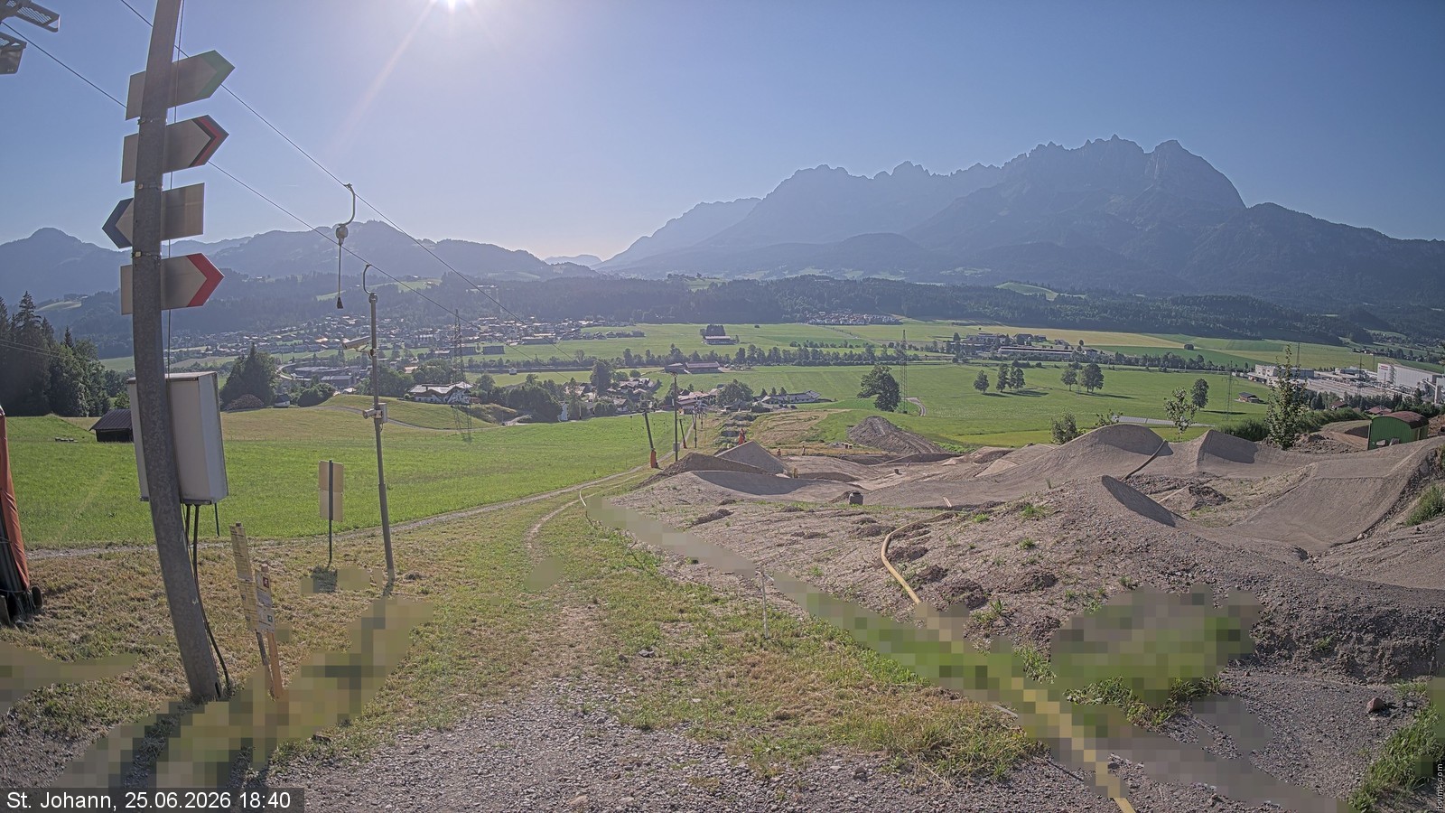Archived image Webcam Oberndorf/Tyrol: Bike Trails