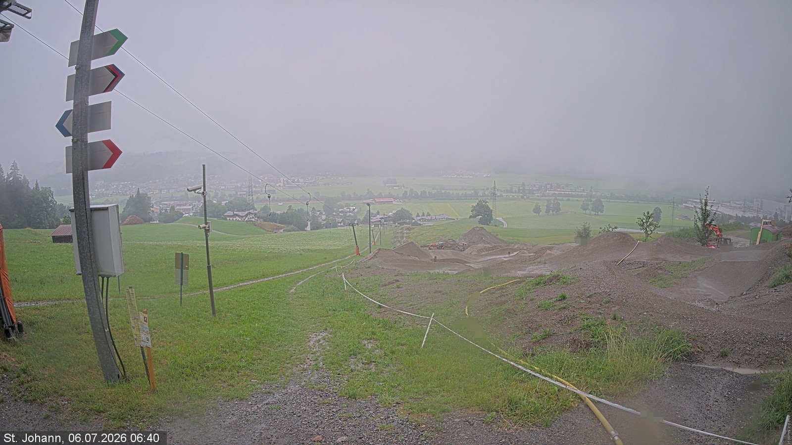 Archiv Foto Webcam Oberndorf in Tirol: Bikepark Tauwiesenlift