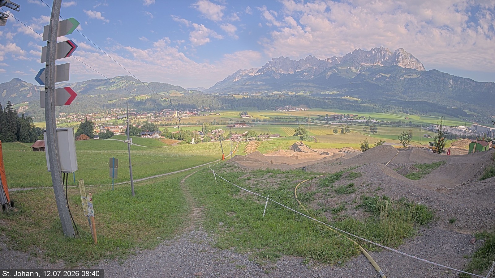 Archived image Webcam Oberndorf/Tyrol: Bike Trails