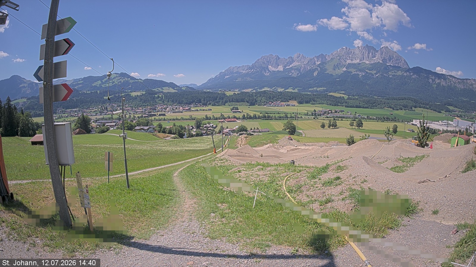Archived image Webcam Oberndorf/Tyrol: Bike Trails