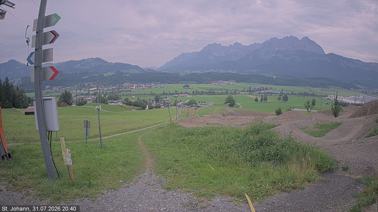 Archiv Foto Webcam Oberndorf in Tirol: Bikepark Tauwiesenlift