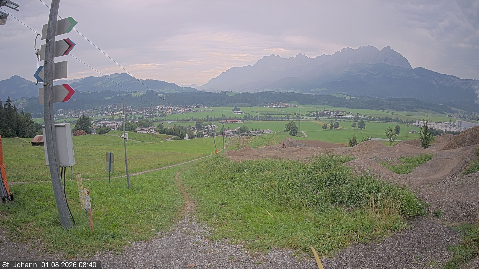Archived image Webcam Oberndorf/Tyrol: Bike Trails