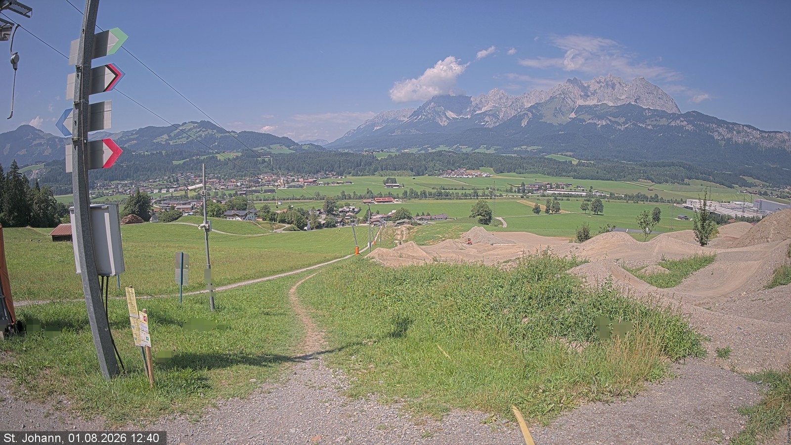 Archived image Webcam Oberndorf/Tyrol: Bike Trails