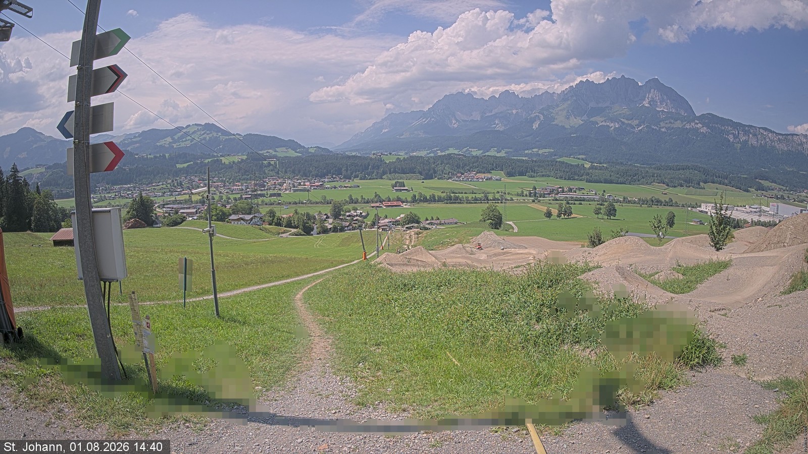 Archived image Webcam Oberndorf/Tyrol: Bike Trails
