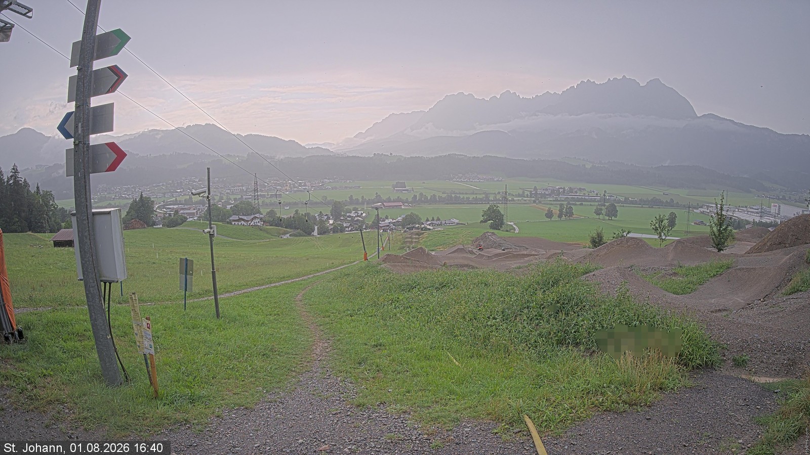 Archived image Webcam Oberndorf/Tyrol: Bike Trails