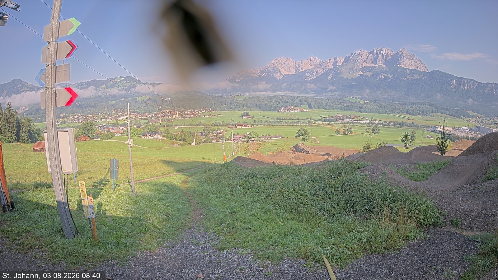 Archived image Webcam Oberndorf/Tyrol: Bike Trails