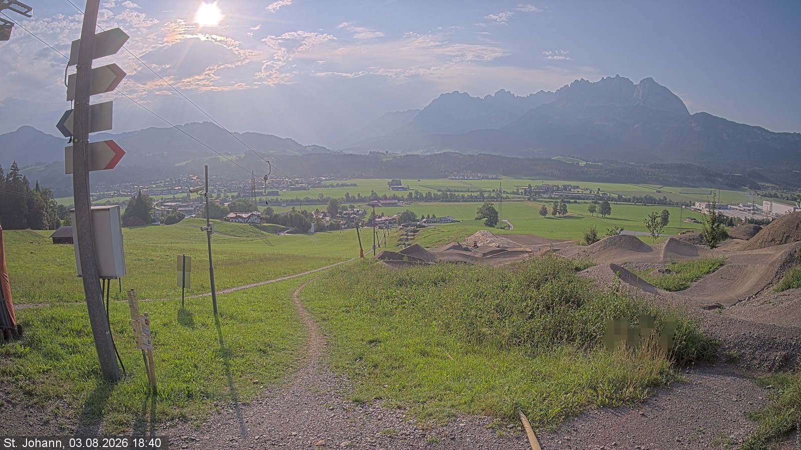 Archived image Webcam Oberndorf/Tyrol: Bike Trails