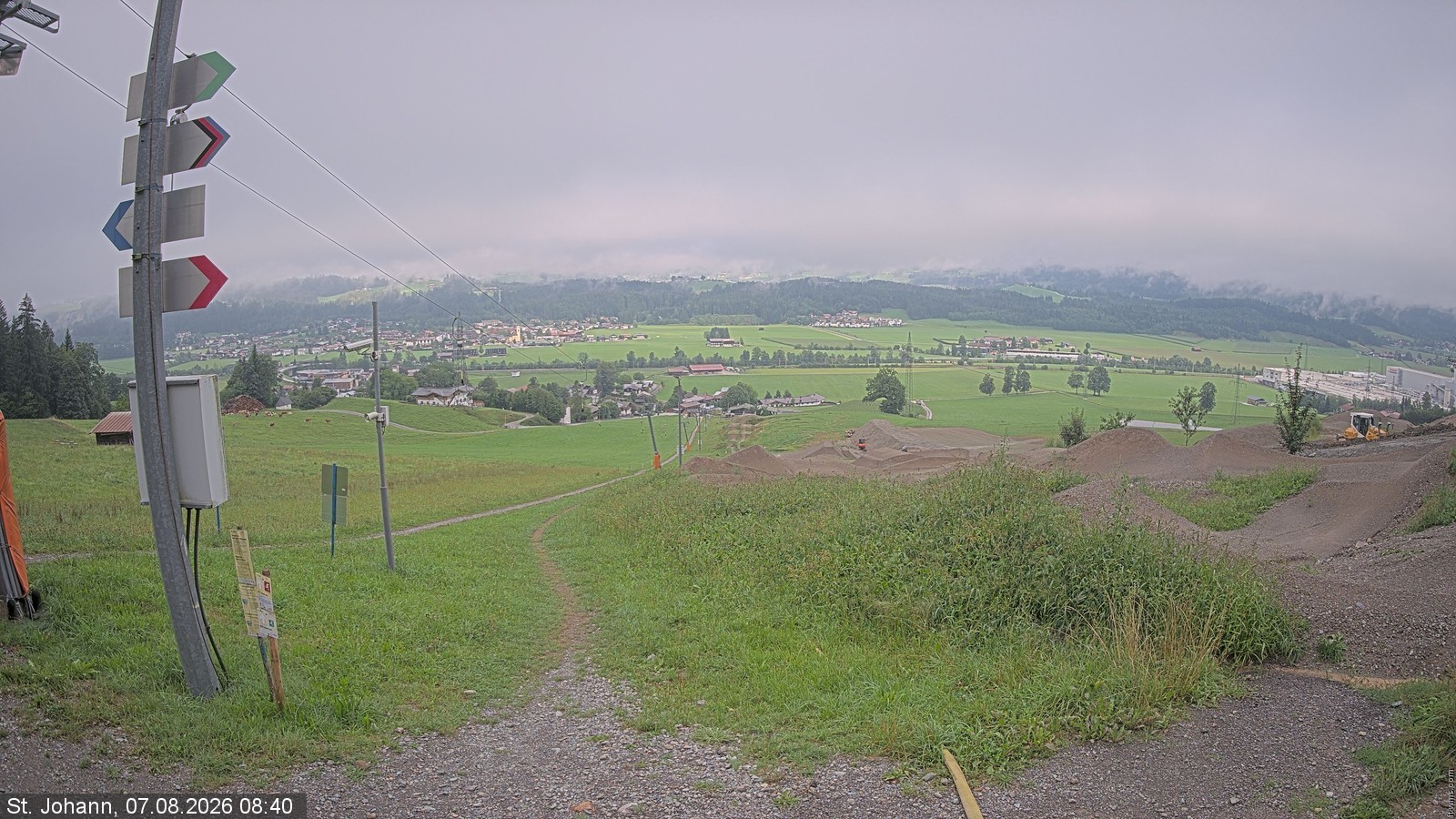 Archived image Webcam Oberndorf/Tyrol: Bike Trails