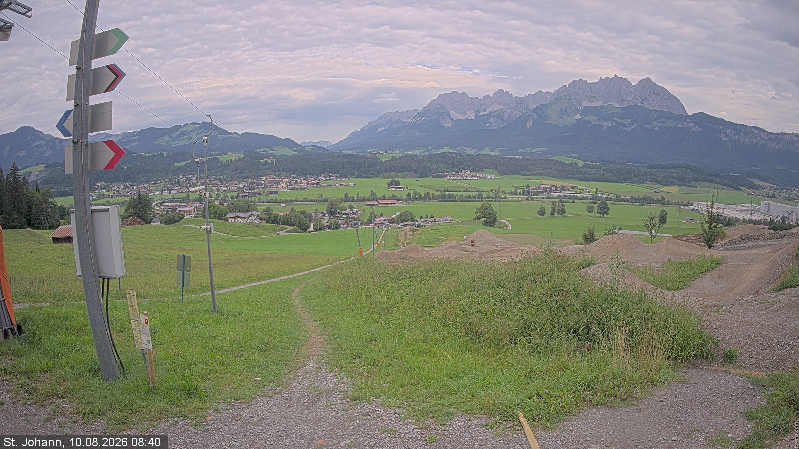 Archived image Webcam Oberndorf/Tyrol: Bike Trails