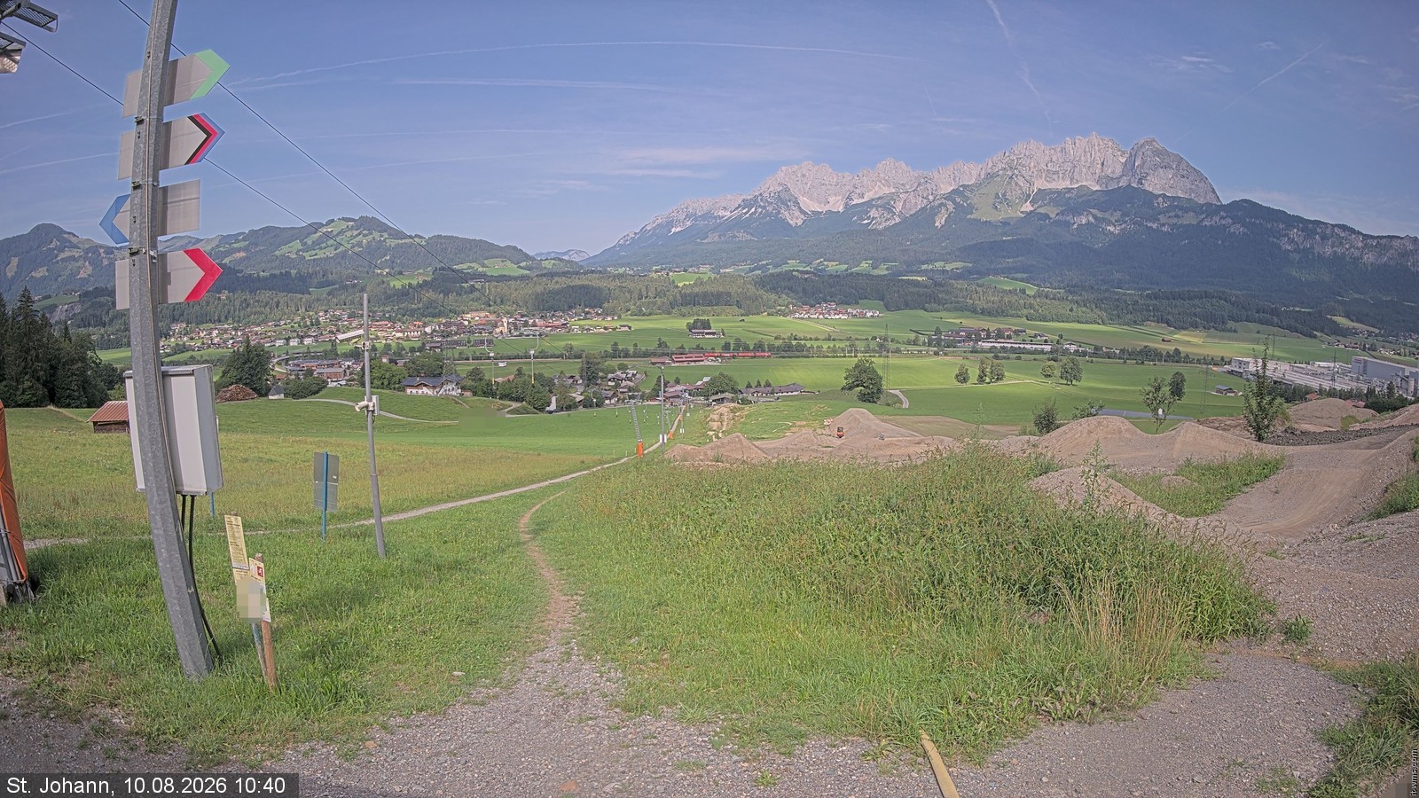 Archived image Webcam Oberndorf/Tyrol: Bike Trails