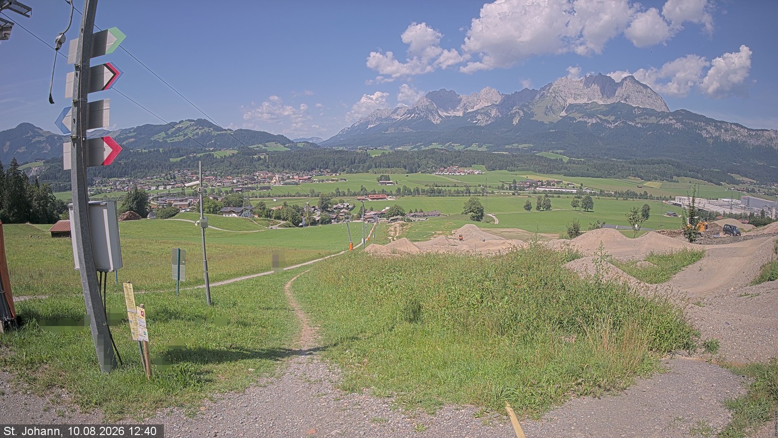 Archived image Webcam Oberndorf/Tyrol: Bike Trails