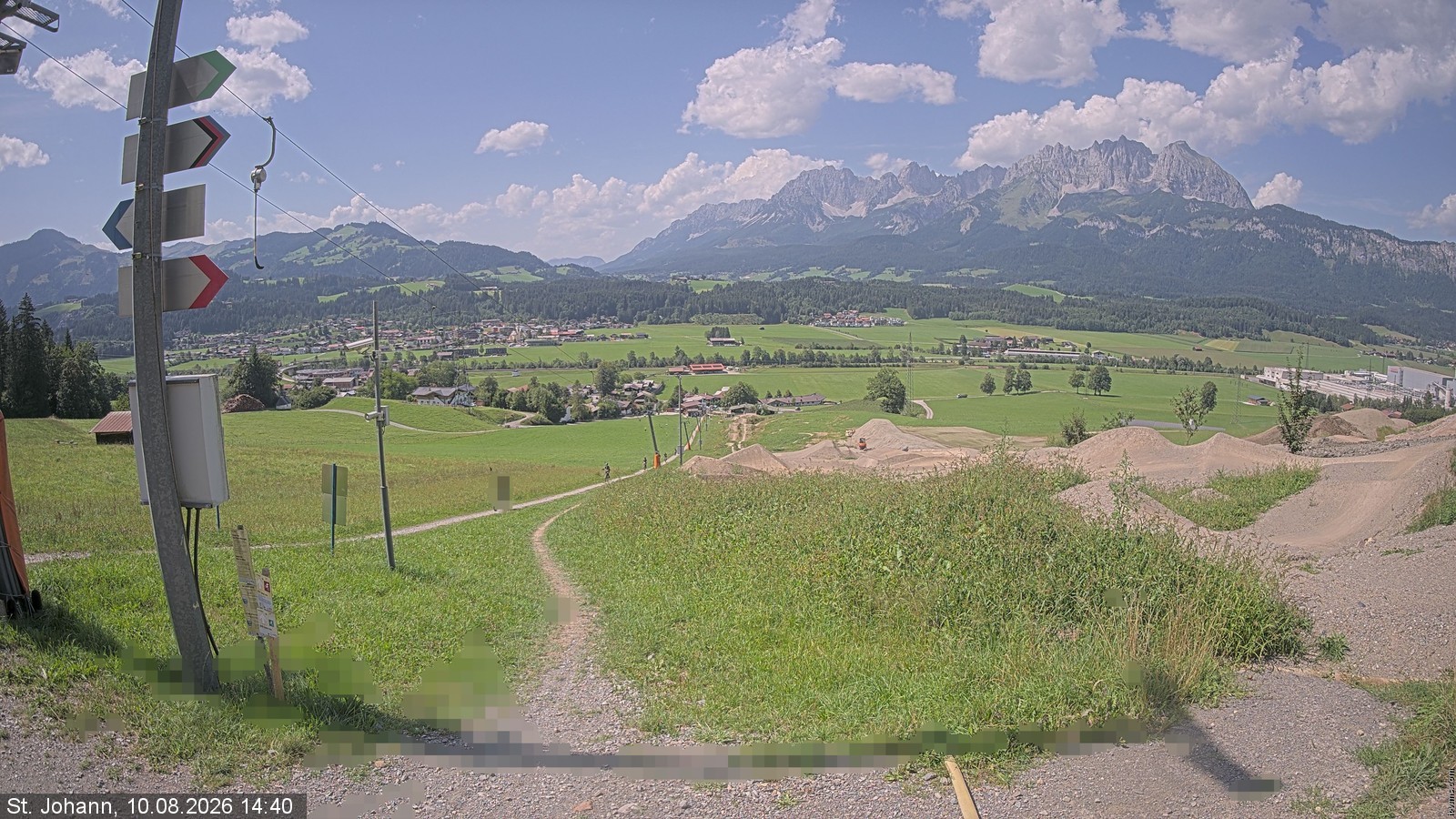 Archived image Webcam Oberndorf/Tyrol: Bike Trails