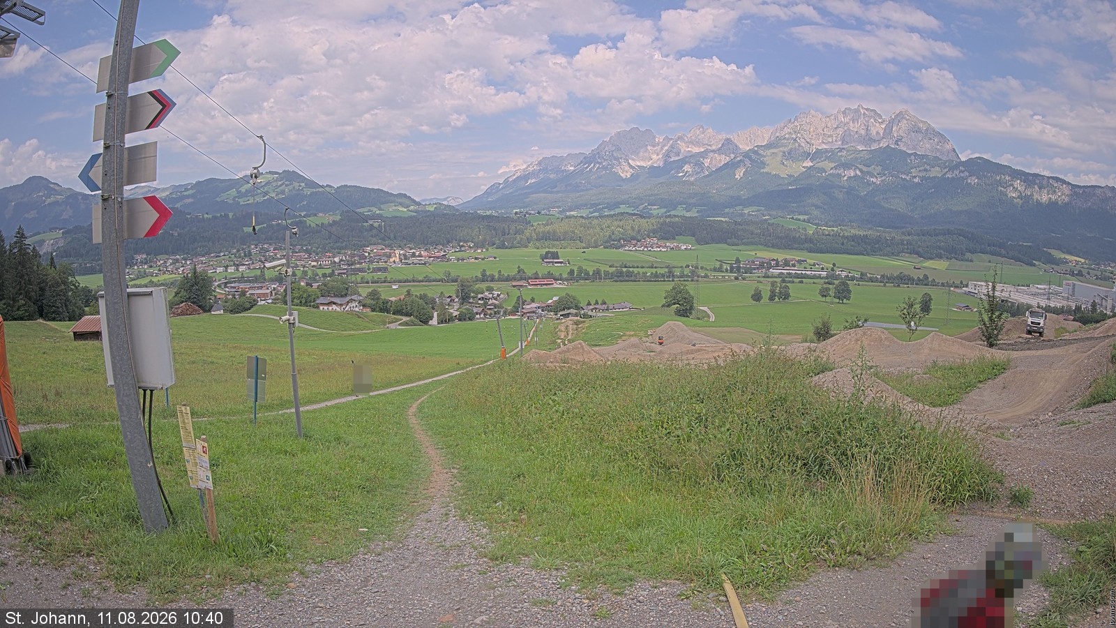 Archived image Webcam Oberndorf/Tyrol: Bike Trails