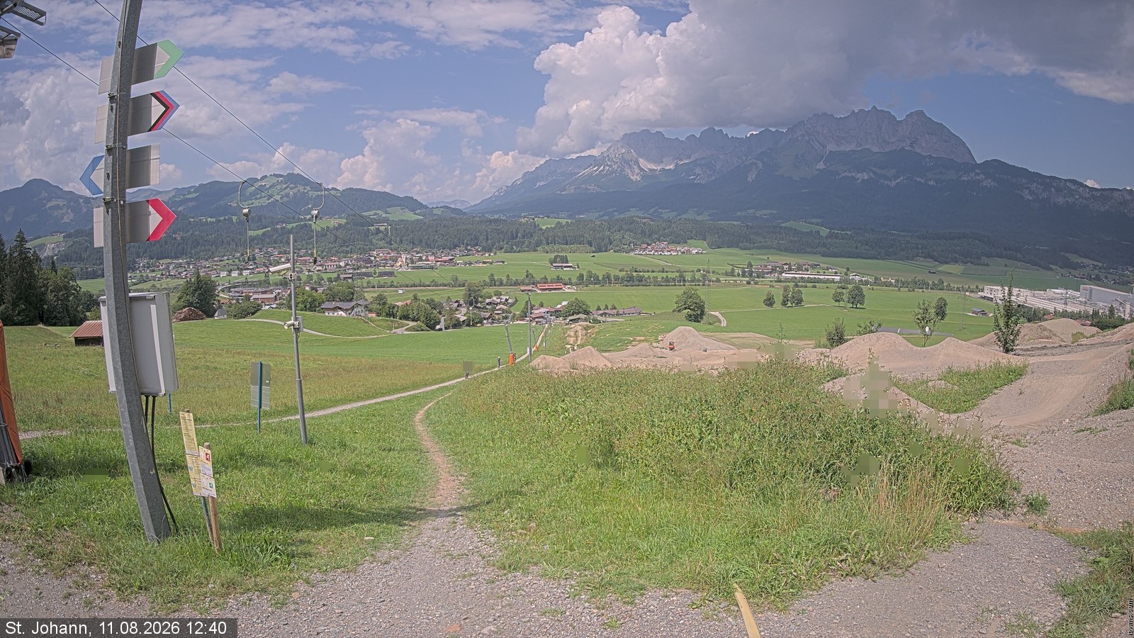 Archived image Webcam Oberndorf/Tyrol: Bike Trails