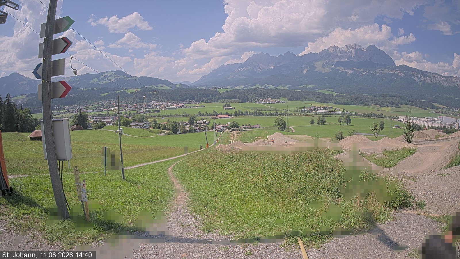 Archived image Webcam Oberndorf/Tyrol: Bike Trails