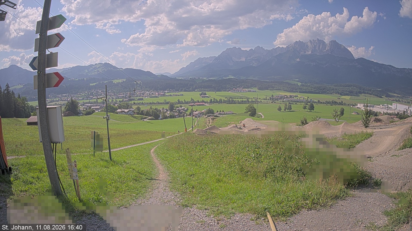 Archived image Webcam Oberndorf/Tyrol: Bike Trails