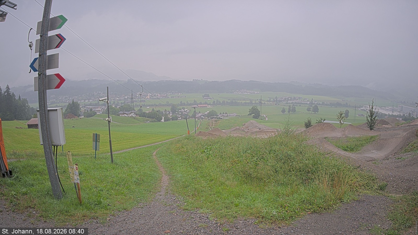 Archiv Foto Webcam Oberndorf in Tirol: Bikepark Tauwiesenlift