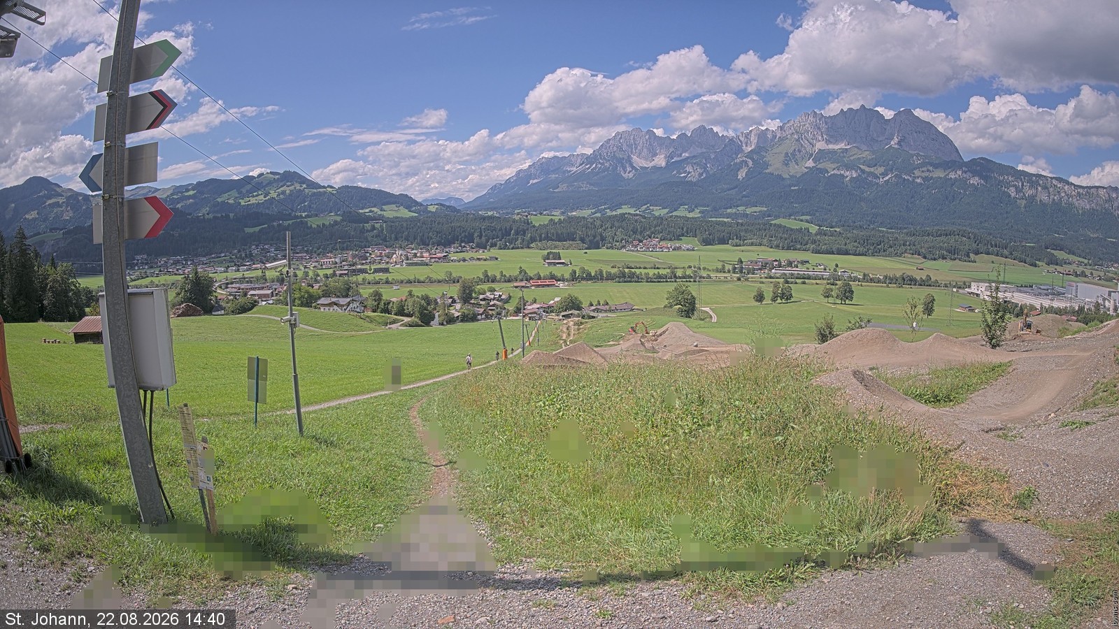 Archived image Webcam Oberndorf/Tyrol: Bike Trails