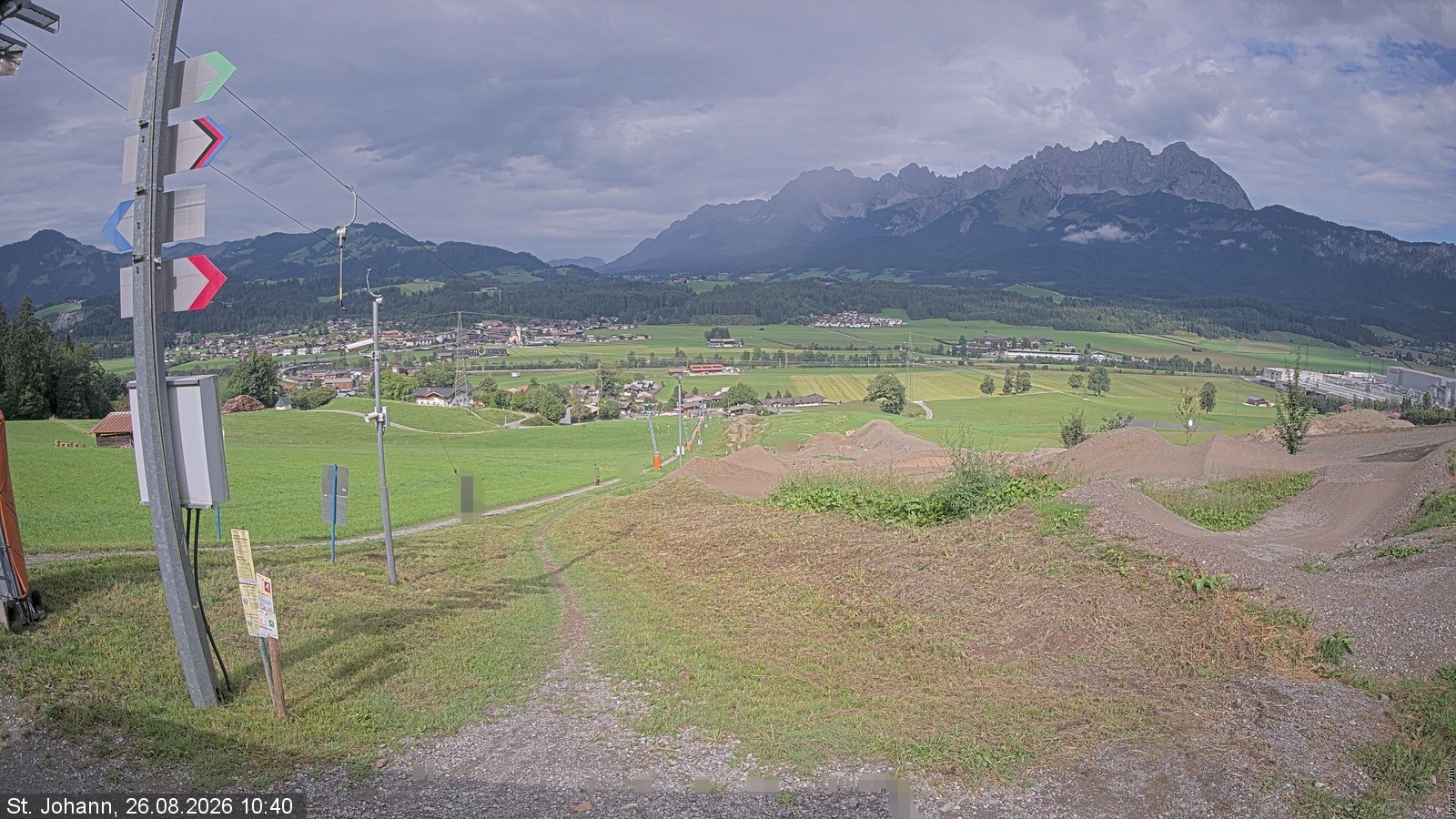 Archived image Webcam Oberndorf/Tyrol: Bike Trails