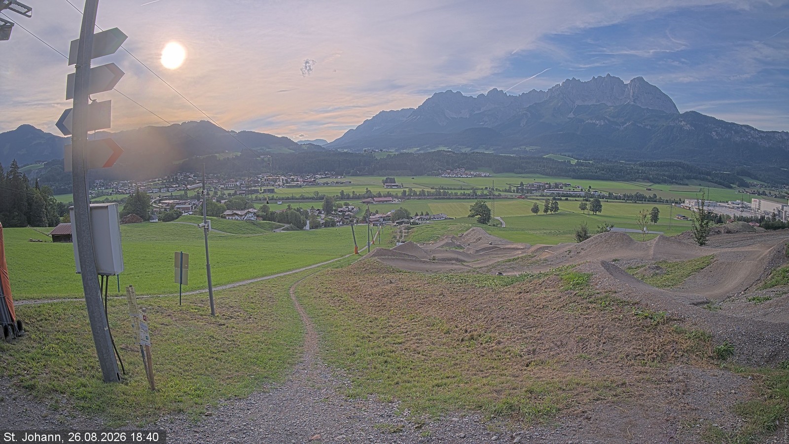 Archived image Webcam Oberndorf/Tyrol: Bike Trails