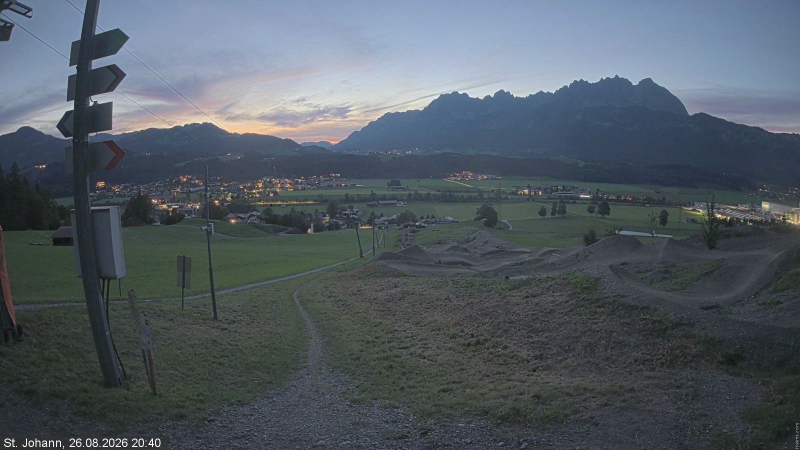 Archived image Webcam Oberndorf/Tyrol: Bike Trails