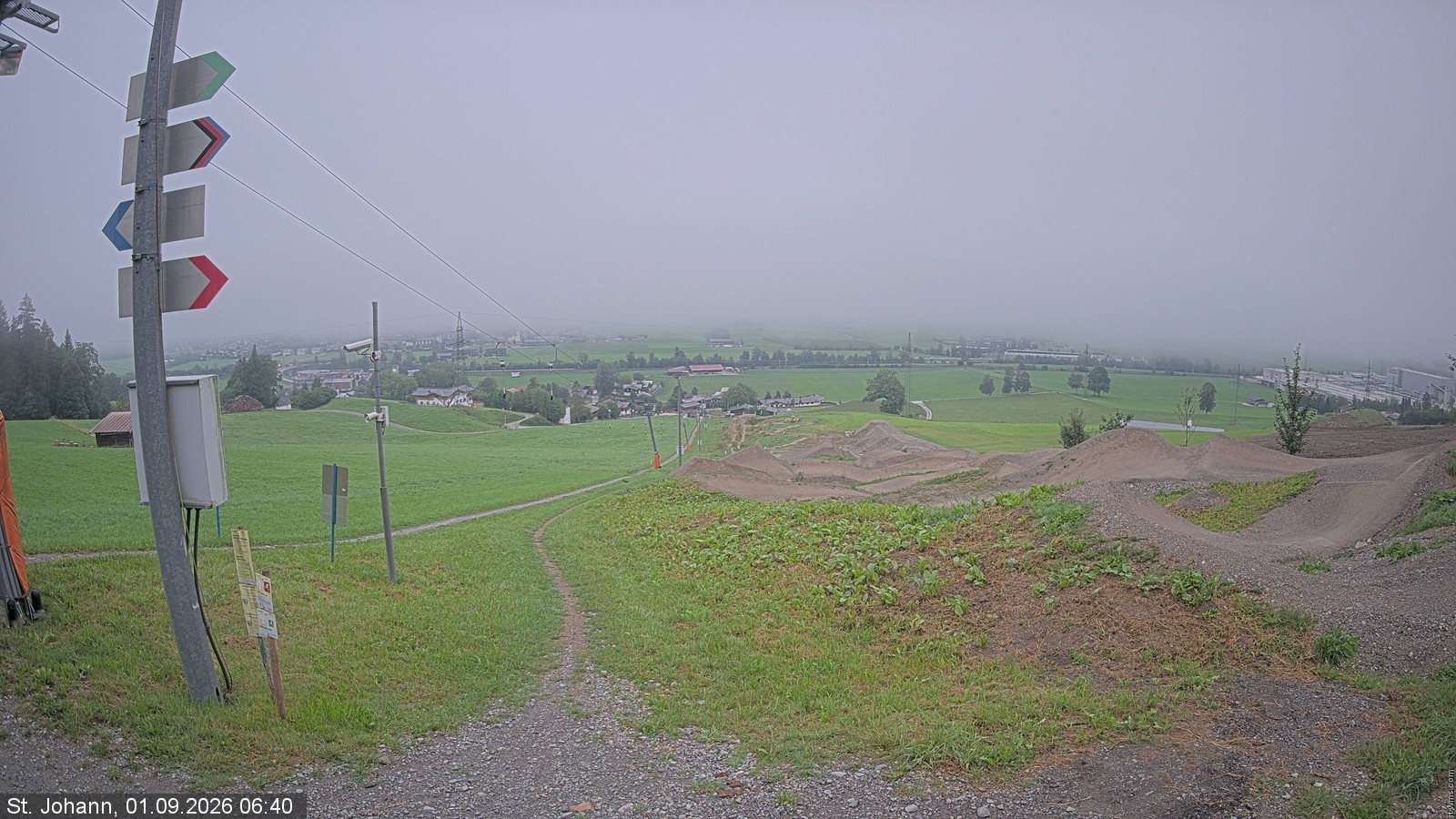Archiv Foto Webcam Oberndorf in Tirol: Bikepark Tauwiesenlift