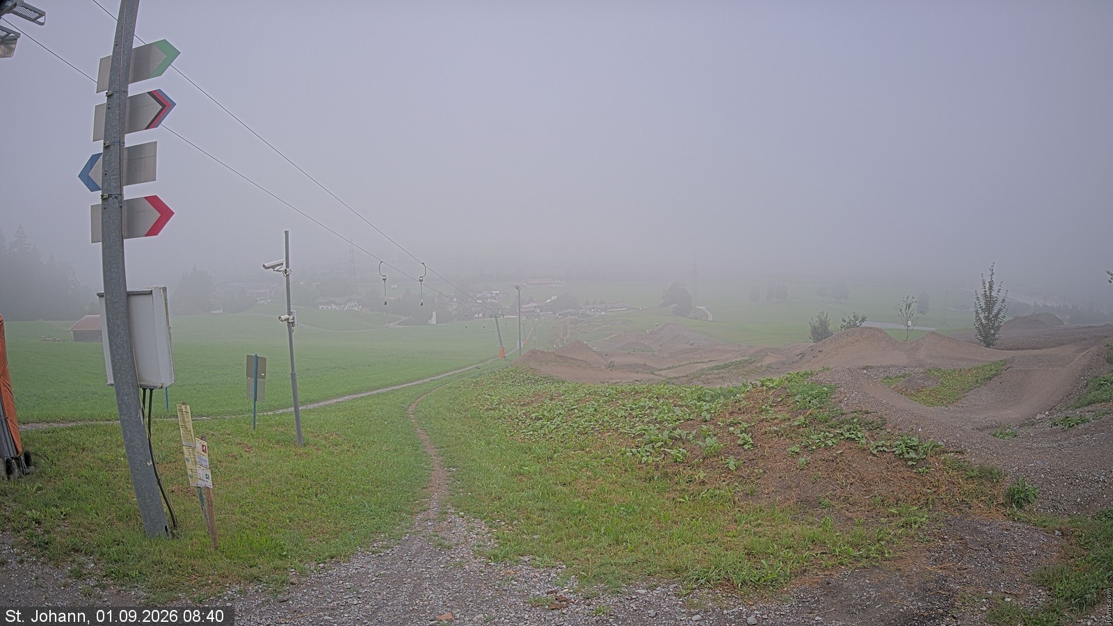 Archiv Foto Webcam Oberndorf in Tirol: Bikepark Tauwiesenlift